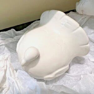 NEW 2 PCS Pottery Barn Butterball Turkey Ceramic Salt + Pepper Set Thanksgiving